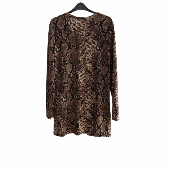 Snakeskin Print Cardigan - Picture 3 of 4